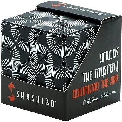 SHASHIBO - Geometrischer Magnetwürfel Black and White