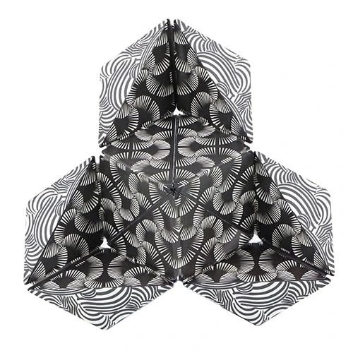 SHASHIBO - Geometrischer Magnetwürfel Black and White