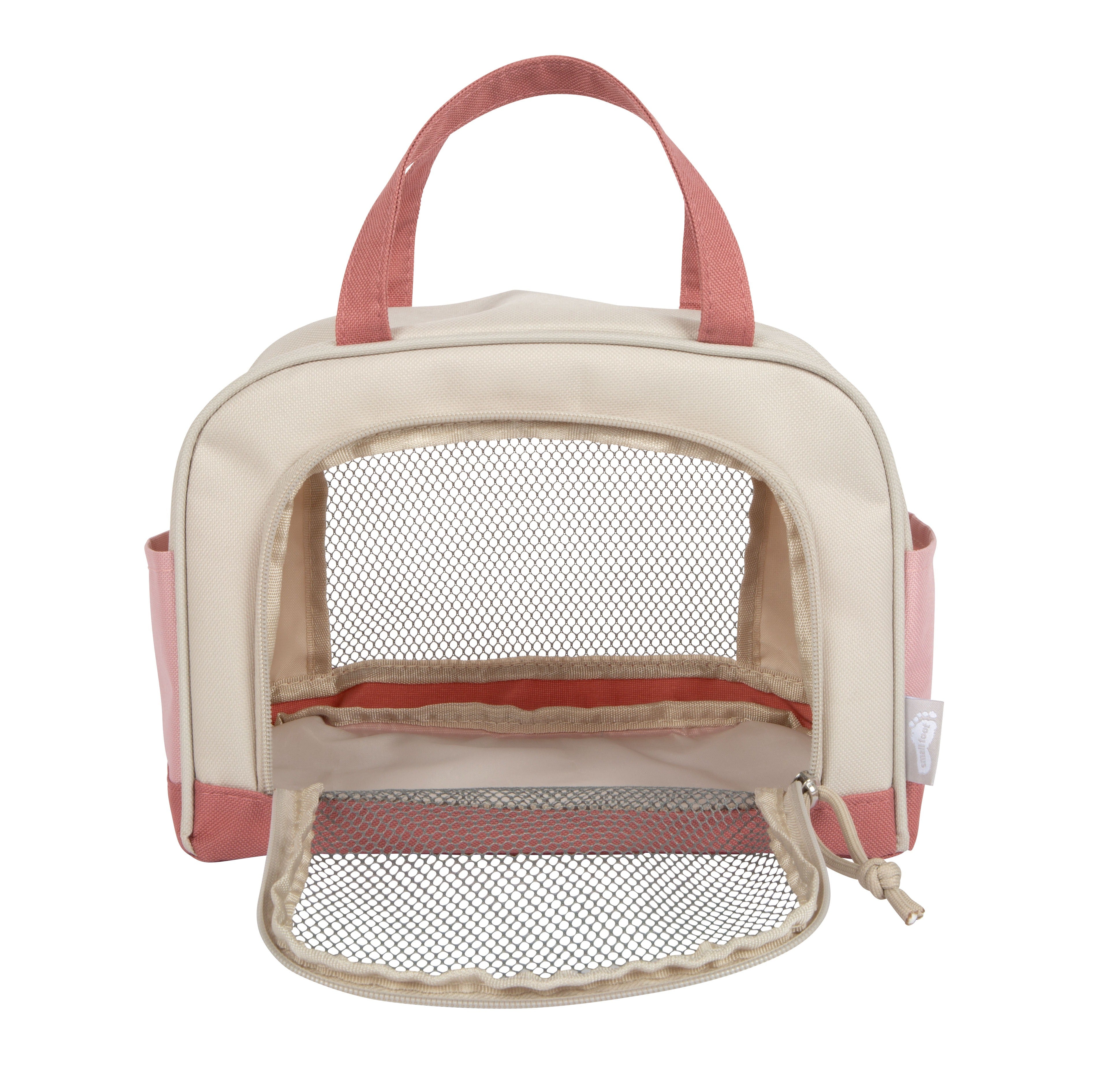small foot - Hund mit Tasche und Pflege-Set rosa