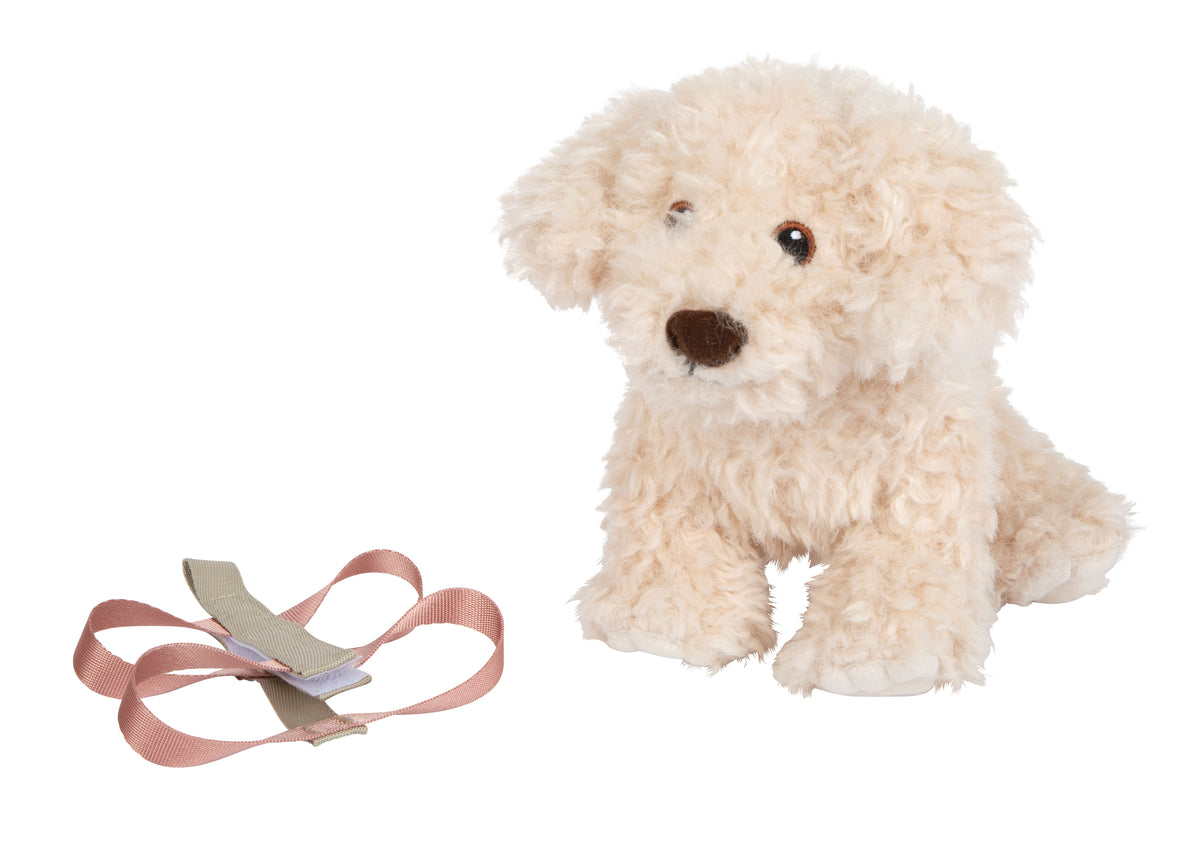 small foot - Hund mit Tasche und Pflege-Set rosa