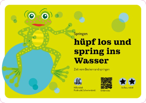 Spaß im Wasser - Schwimmkarten-Set 15 St.