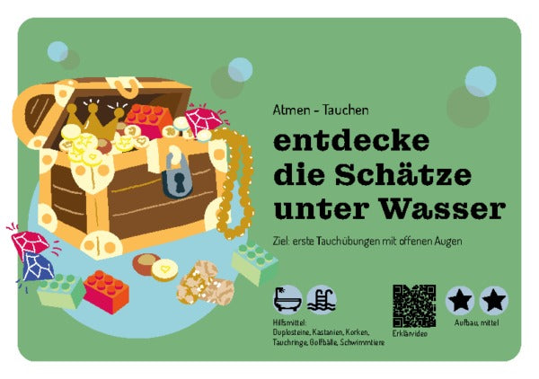Spaß im Wasser - Schwimmkarten-Set 15 St.