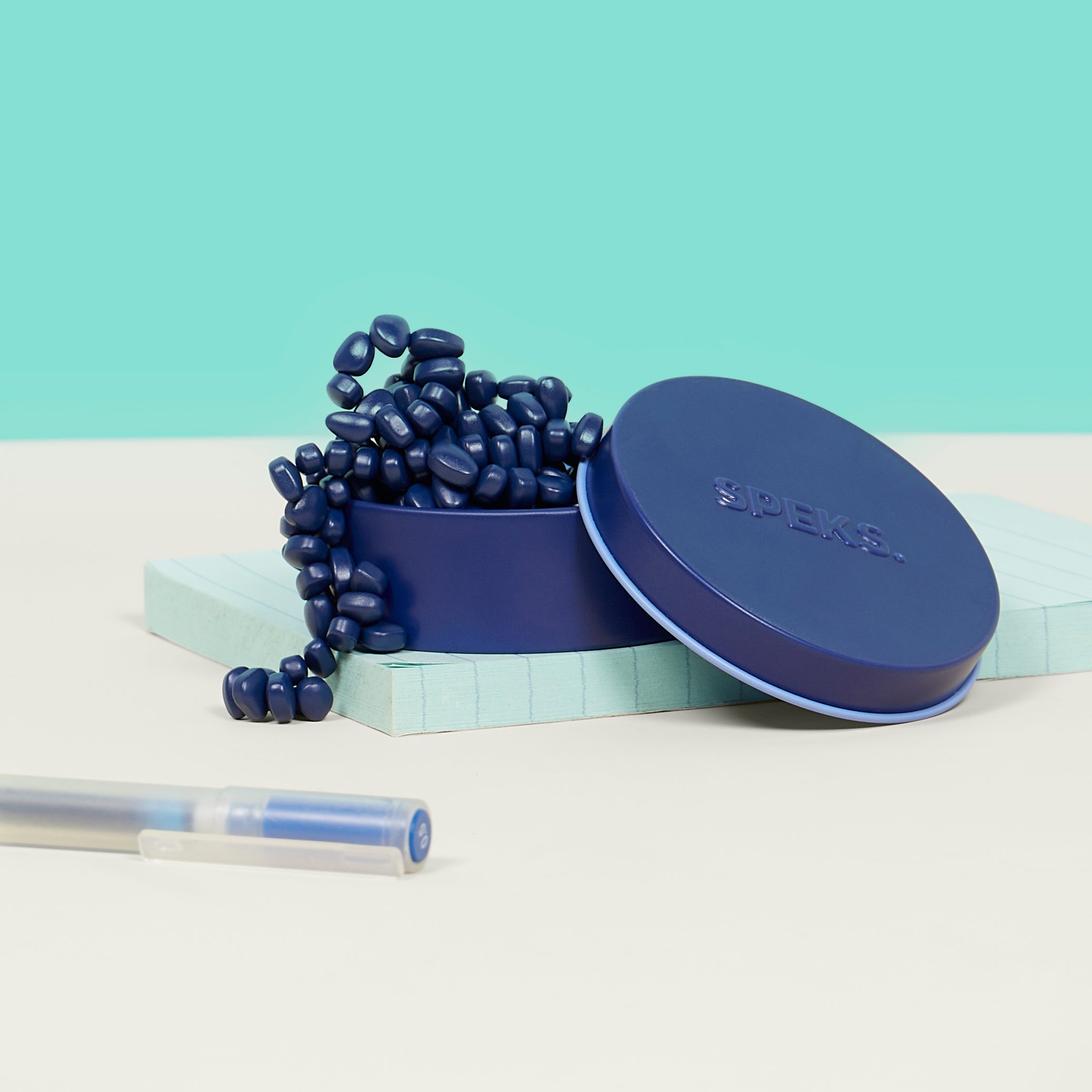 SPEKS - Mini Magnete Crags  Blau