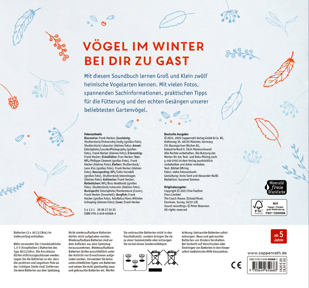 Spiegelburg - Soundbuch: Vögel im Winter bei dir zu Gast
