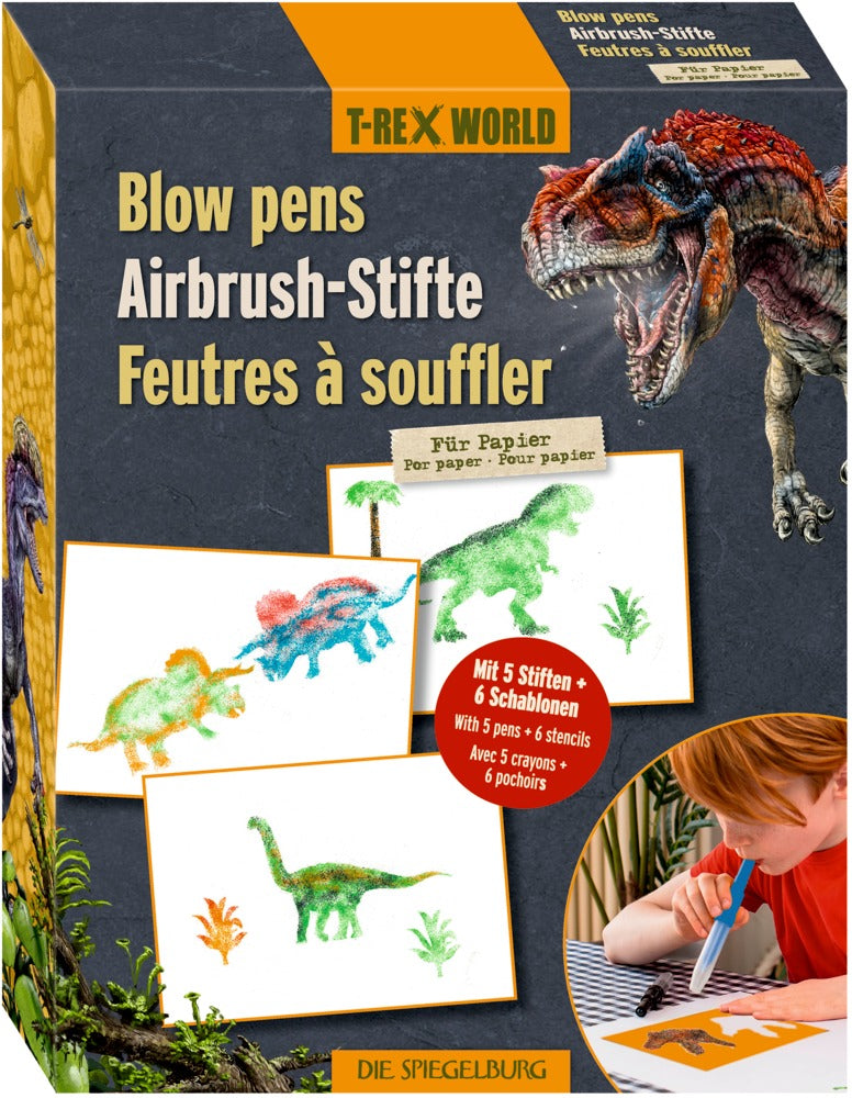 Spiegelburg - T-Rex World Airbrush-Stifte für Papier