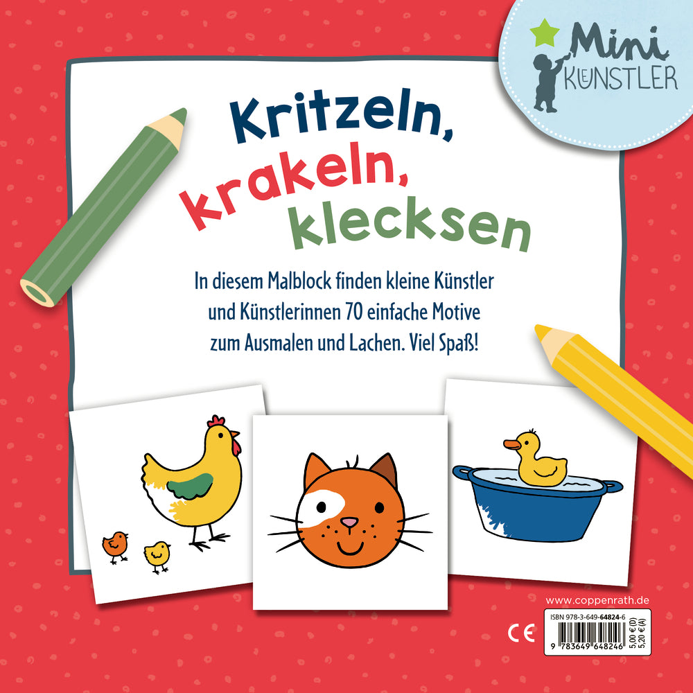 Spiegelburg - Mini-Künstler: Ausmalspaß: 70 Bauernhof-Motive