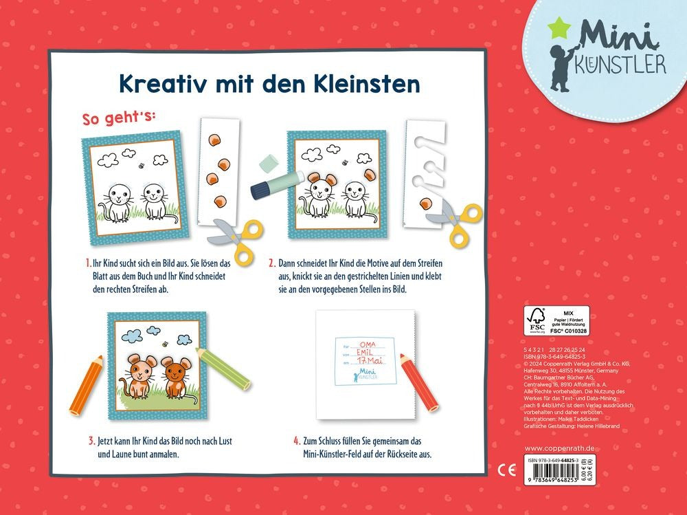 Spiegelburg - Mini-Künstler: Pop-up-Bastelbuch: Blumenwiese