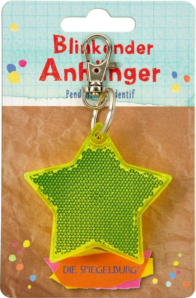 Spiegelburg - Blinkender Anhänger Stern