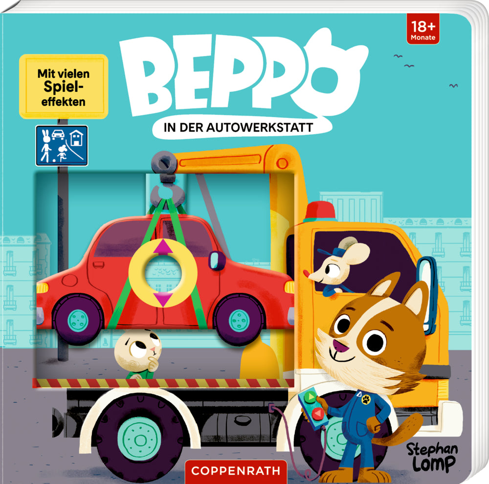 Spiegelburg - Buch: Beppo in der Autowerkstatt