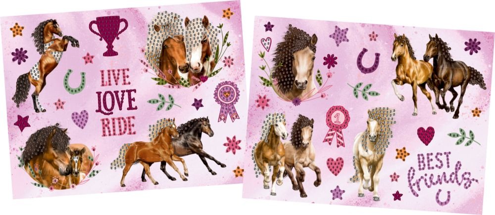 Spiegelburg - Pferdefreunde Diamond Painting Sticker