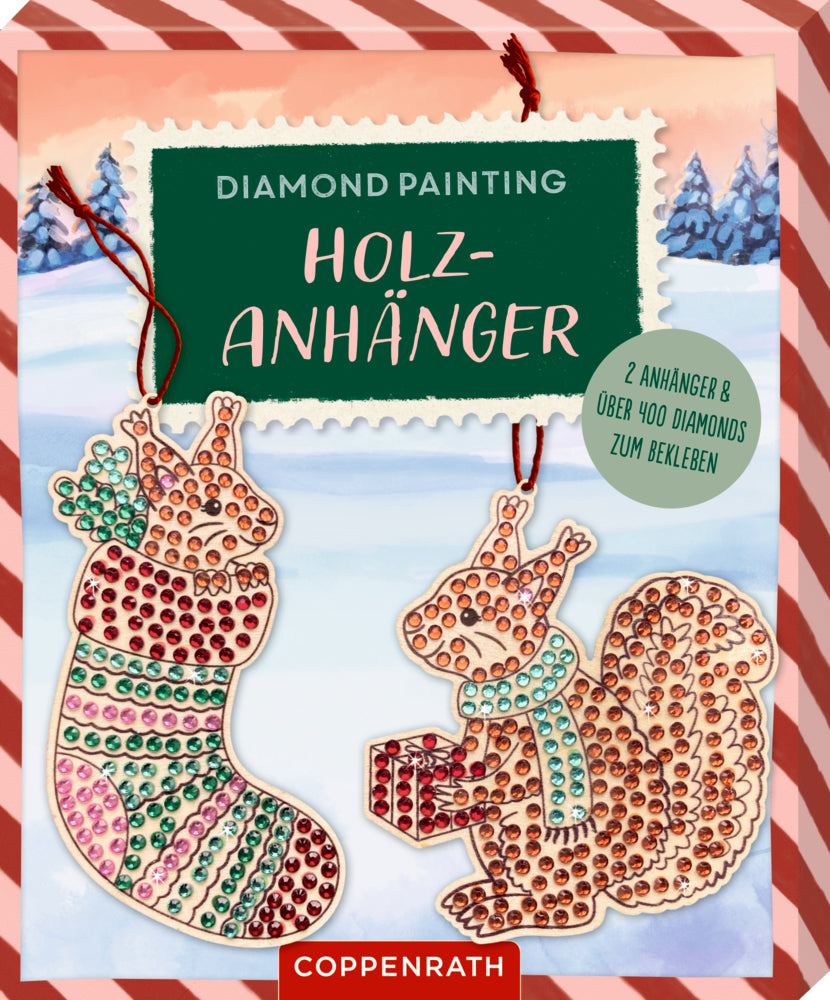 Spiegelburg - Diamond Painting Holzanhänger Weihnachten
