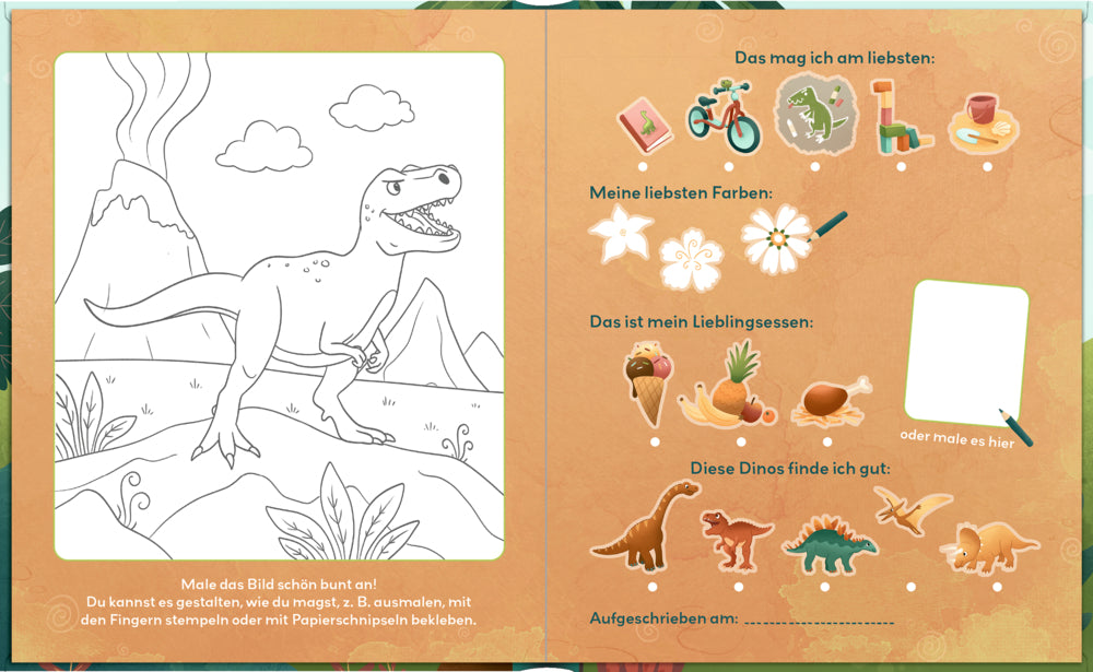 Spiegelburg - Dino Friends: Freundebuch Kindergartenfreunde