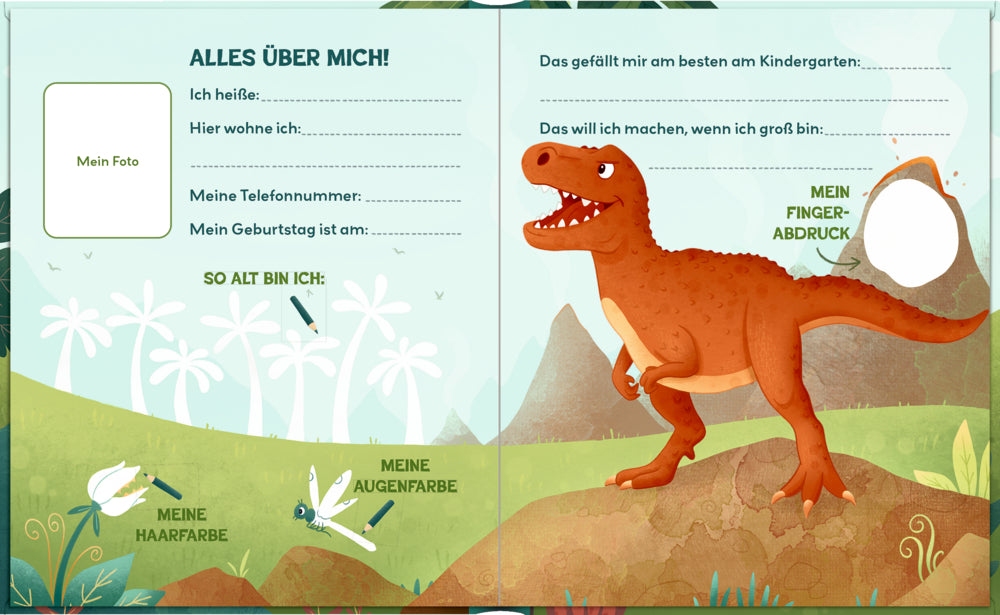 Spiegelburg - Dino Friends: Freundebuch Kindergartenfreunde