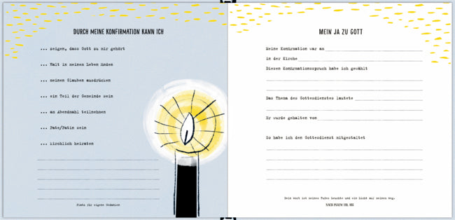 Spiegelburg - Eintragalbum Meine Konfirmation