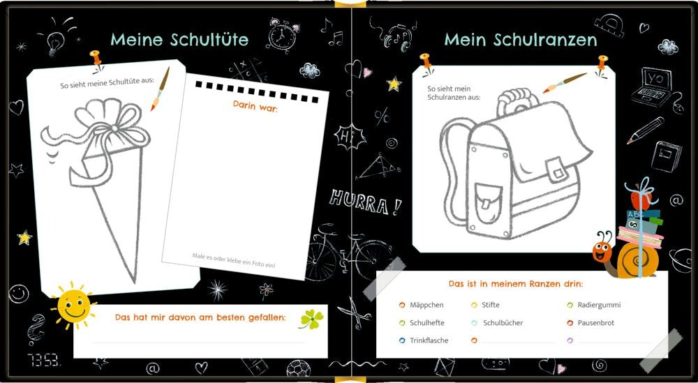 Spiegelburg - Eintragalbum - Hurra, ich bin ein Schulkind