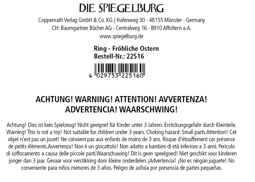 Spiegelburg - Ring: Ostern