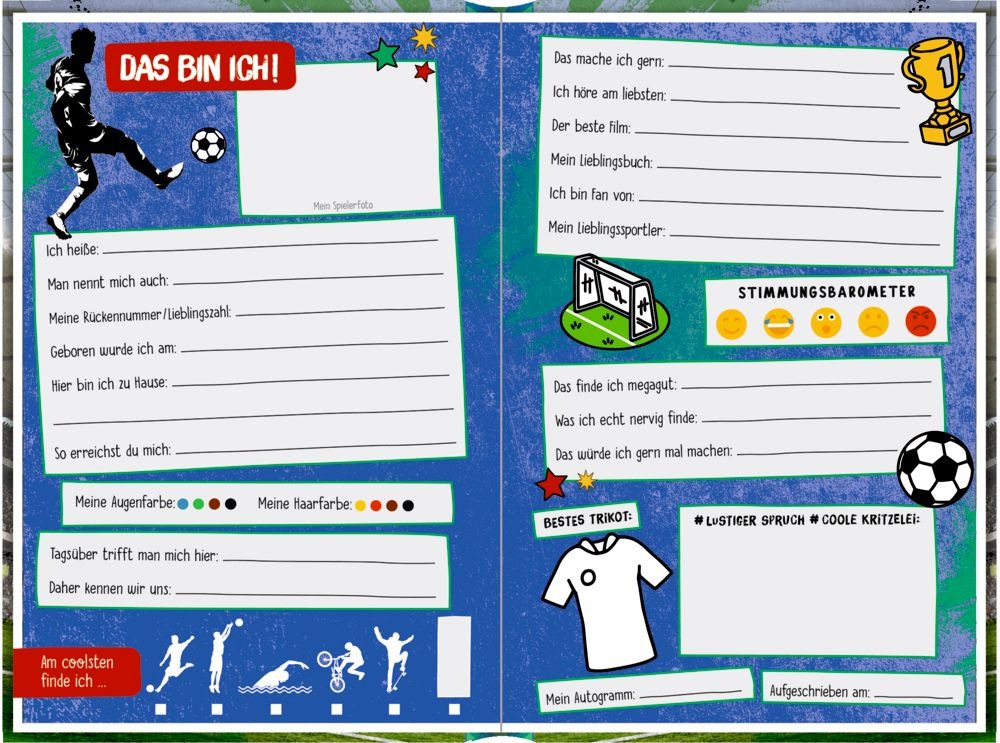 Spiegelburg - Fußball Freundebuch