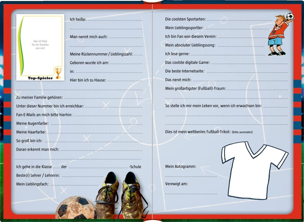 Spiegelburg - Fußballfreunde Freundebuch