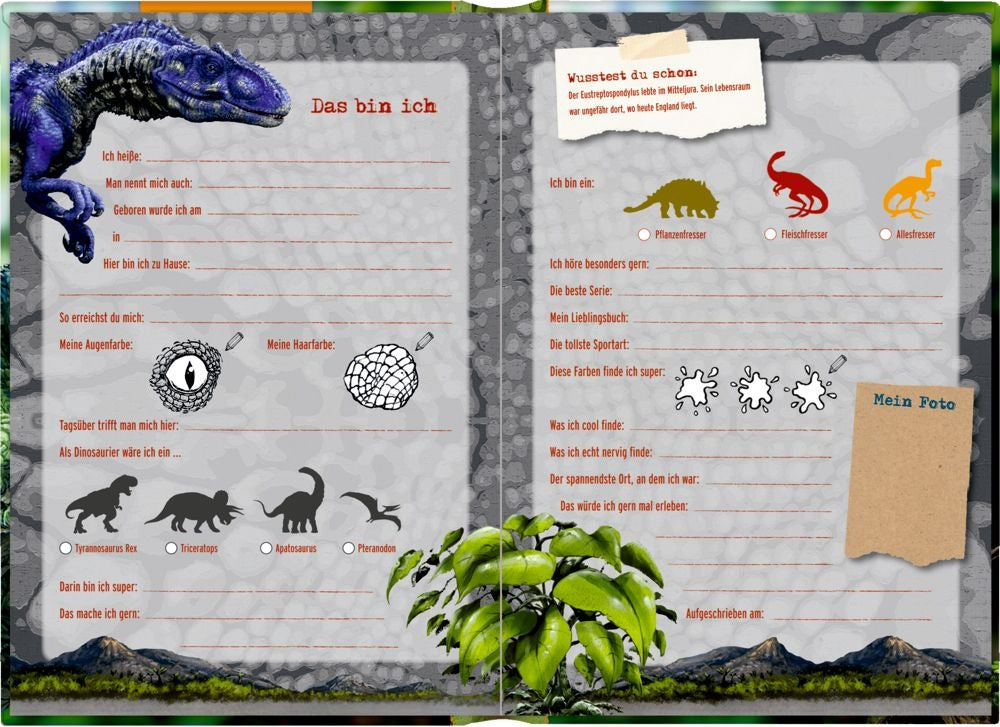 Spiegelburg - T-Rex World Freundebuch