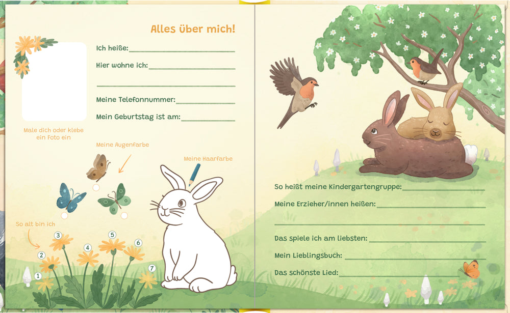 Spiegelburg - Freundebuch Waldtiere - Alle meine Freunde