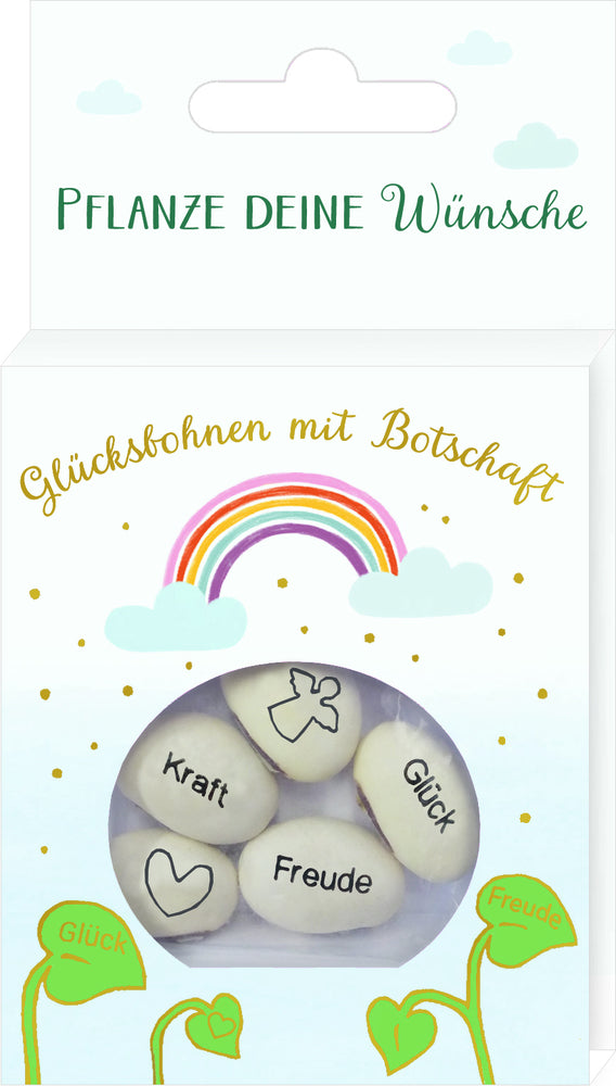 Spiegelburg - Geprägte Saatbohnen - Pflanze deine Wünsche (Glücksbohnen)