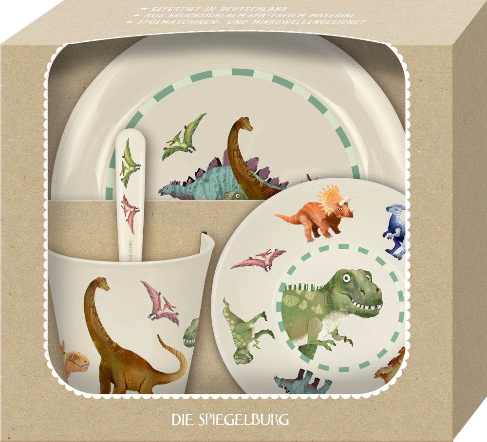 Spiegelburg - Geschirr Geschenkset: Dino Friends
