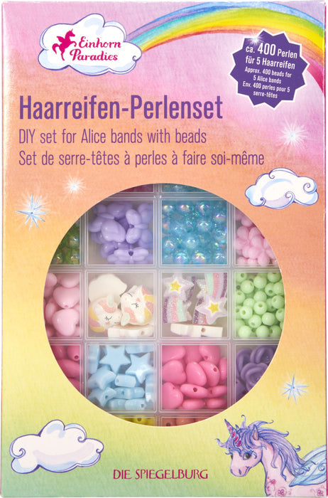 Spiegelburg - Einhorn-Paradies Haarreifen-Perlenset