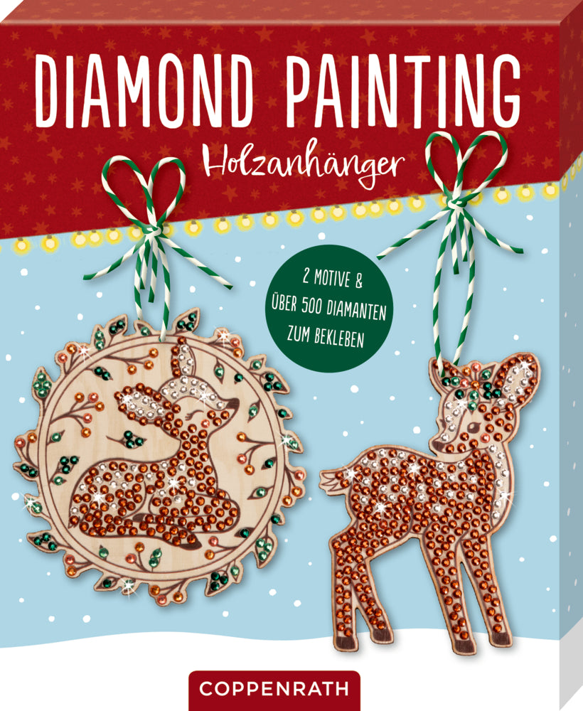 Spiegelburg - Diamond Painting Holzanhänger - Frohe Weihnachten