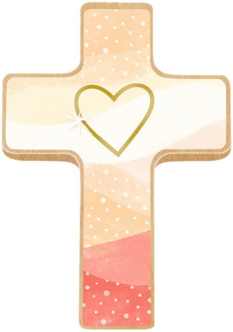 Spiegelburg - Holzkreuz auf Büchlein: Du bist geborgen in Gottes Hand