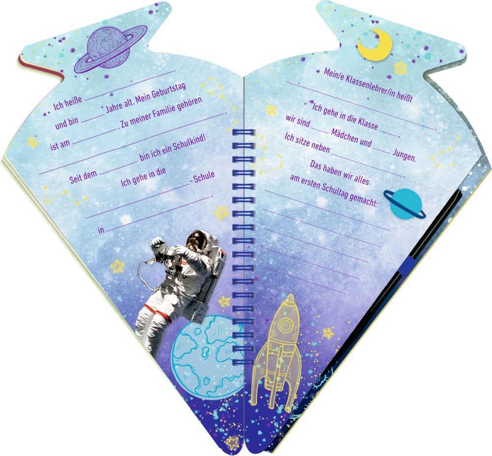 Spiegelburg - Schultüten-Kratzelbuch: Cosmic School