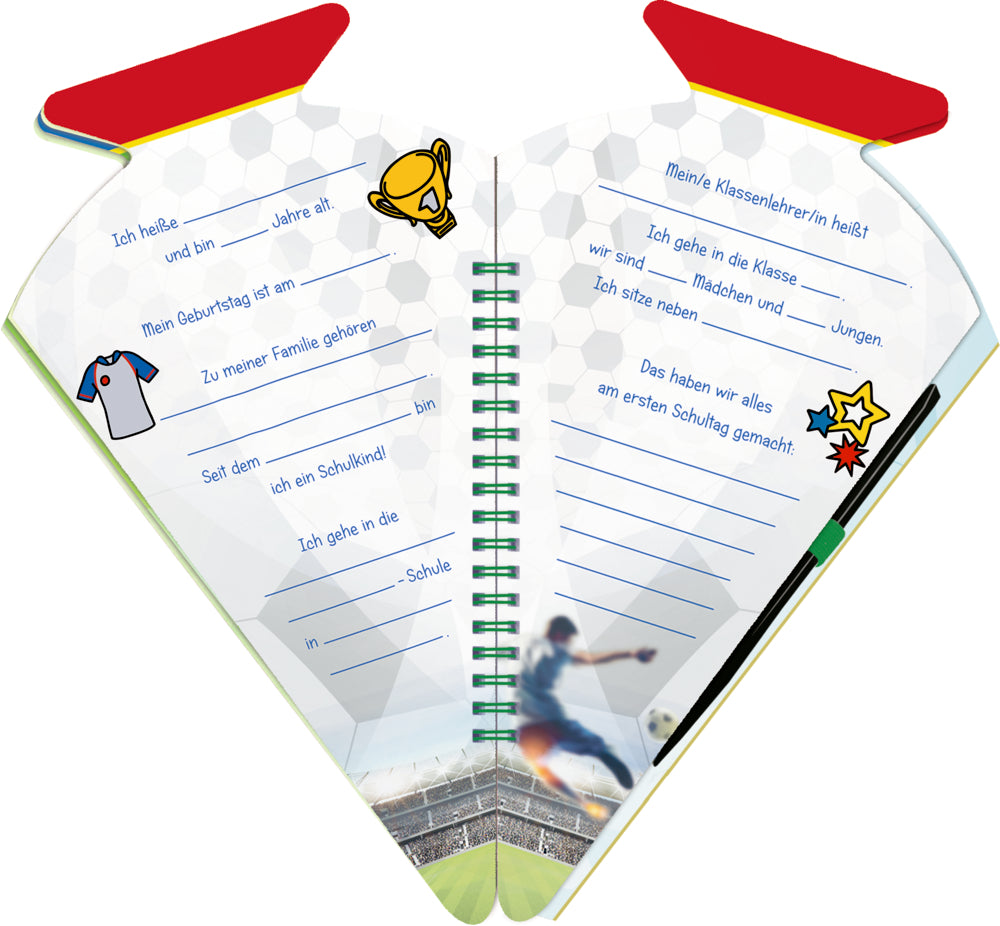 Spiegelburg - Schultüten-Kratzelbuch: Fußball