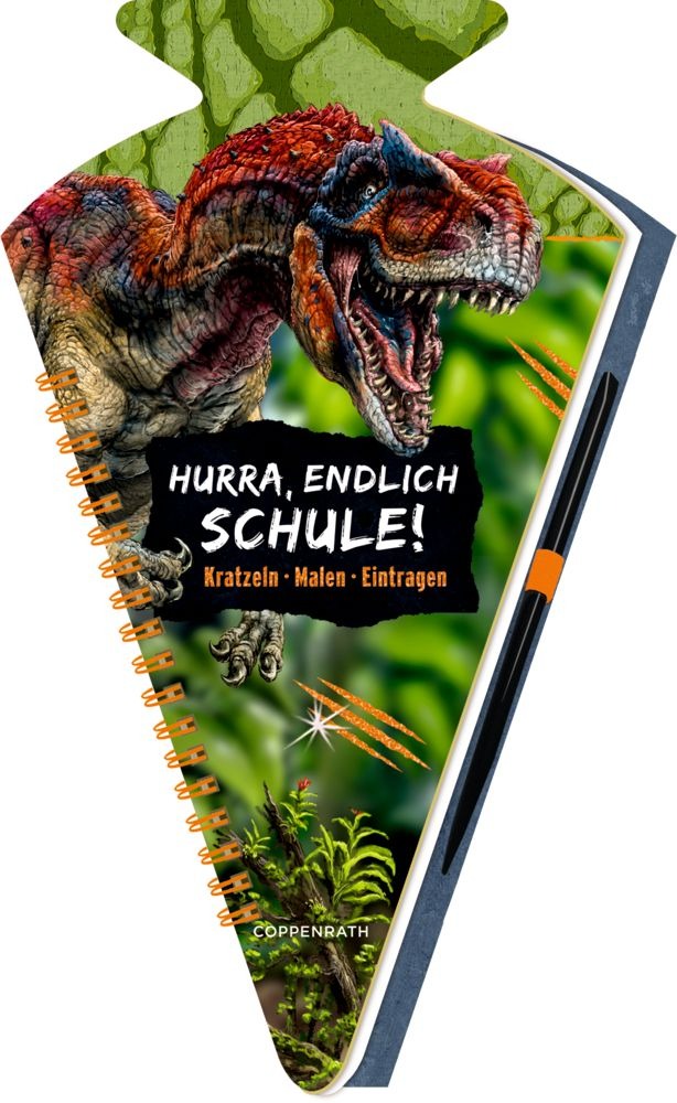 Spiegelburg - Schultüten-Kratzelbuch T-REX