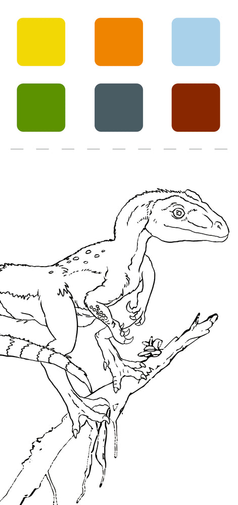 Spiegelburg - T-Rex Malblock zum Schulstart