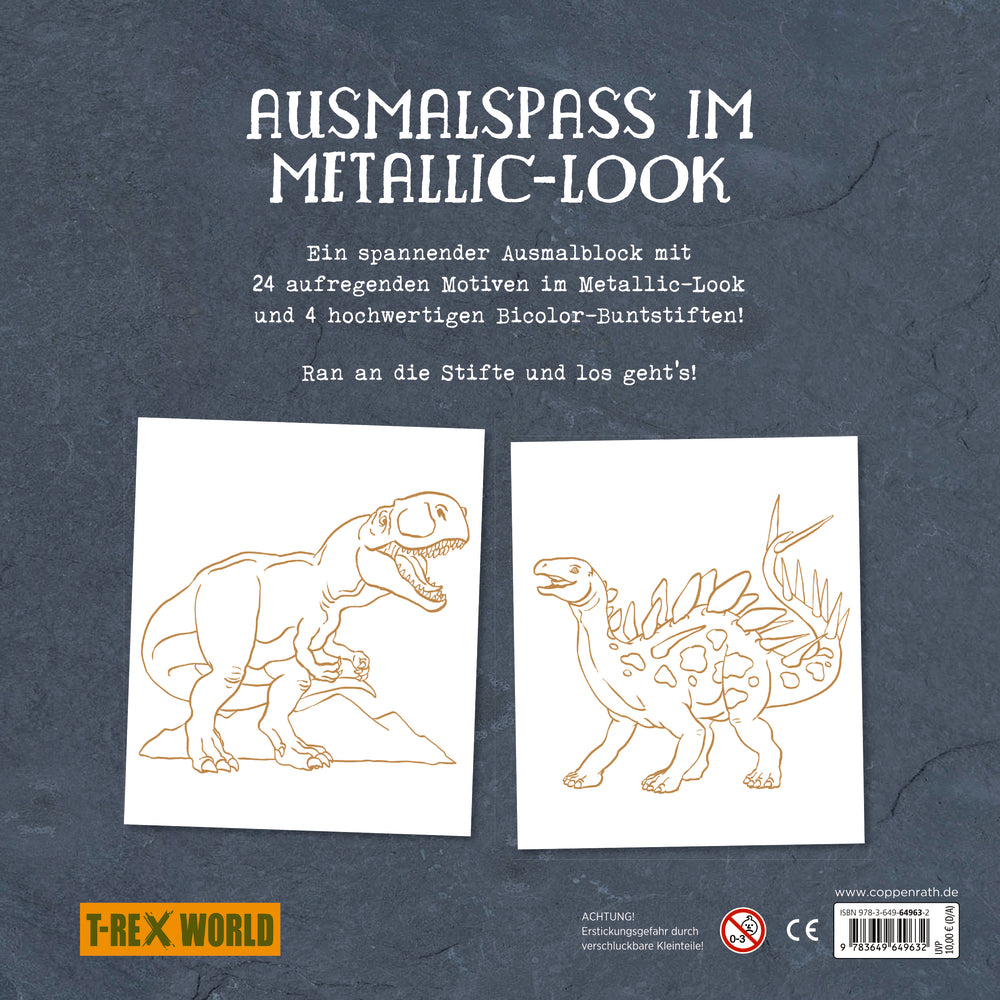 Spiegelburg - T-Rex World Metallic-Malen Allosaurus