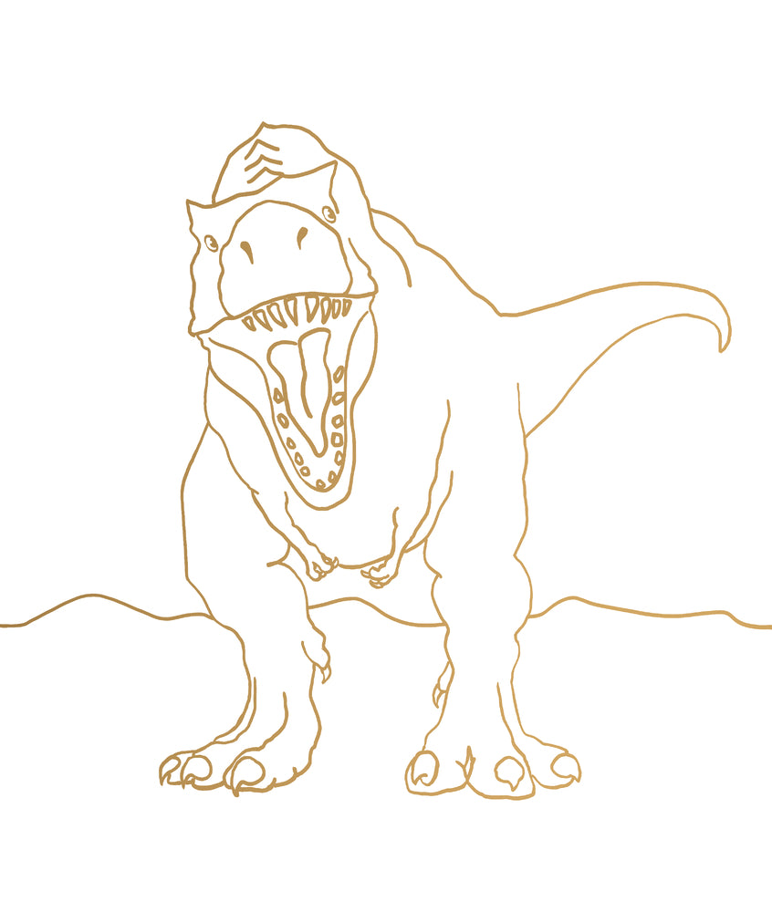 Spiegelburg - T-Rex World Metallic-Malen Allosaurus