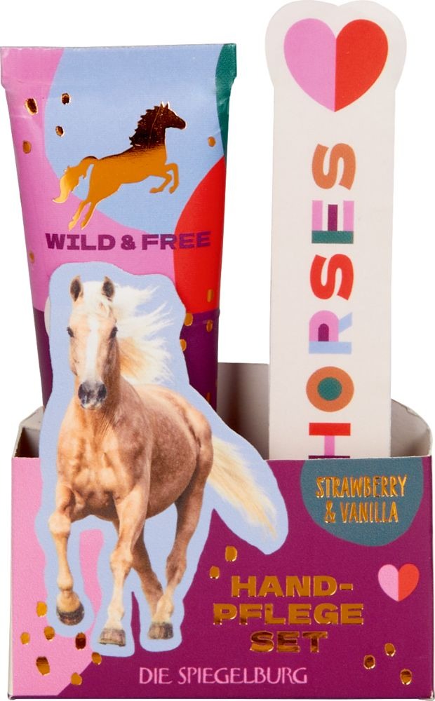 Spiegelburg - I LOVE HORSES Handcreme und Nagelfeile