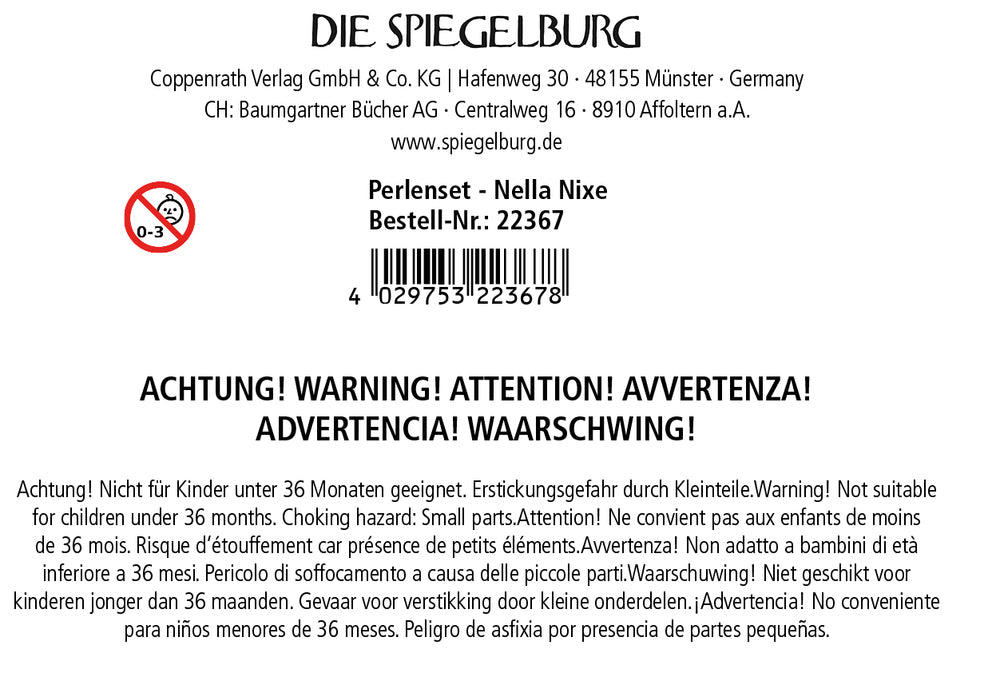 Spiegelburg - Nella Nixe Perlenset 