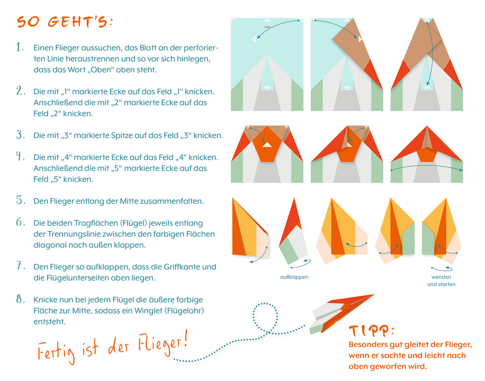 Spiegelburg - Mein cooles Papierflieger-Bastelbuch