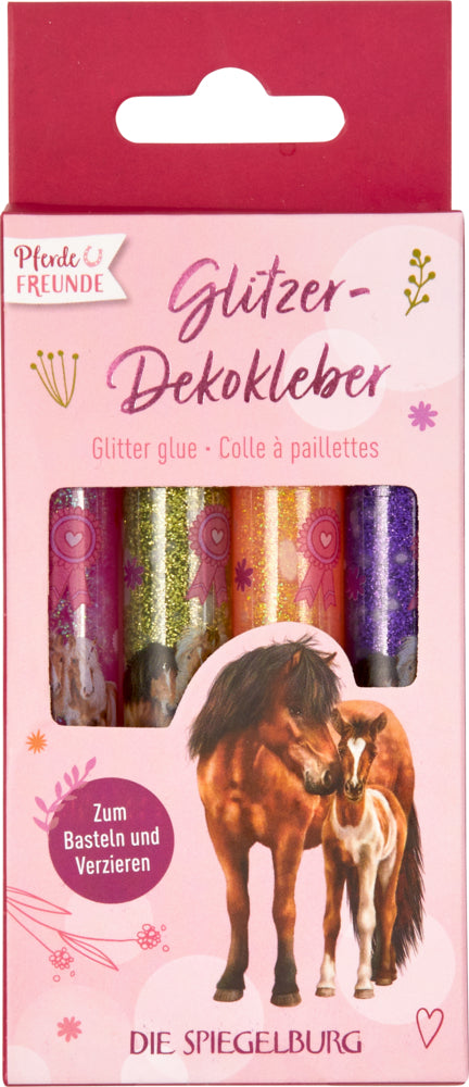 Spiegelburg - Pferdefreunde Glitzer-Dekokleber