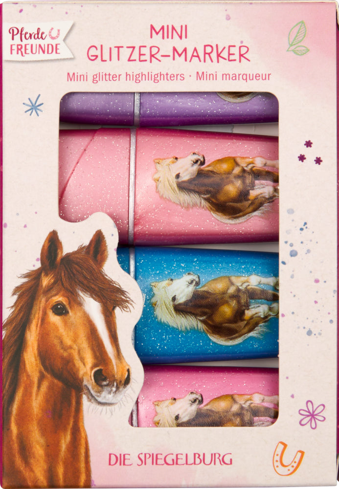Spiegelburg - Pferdefreunde Mini Glitzer-Marker