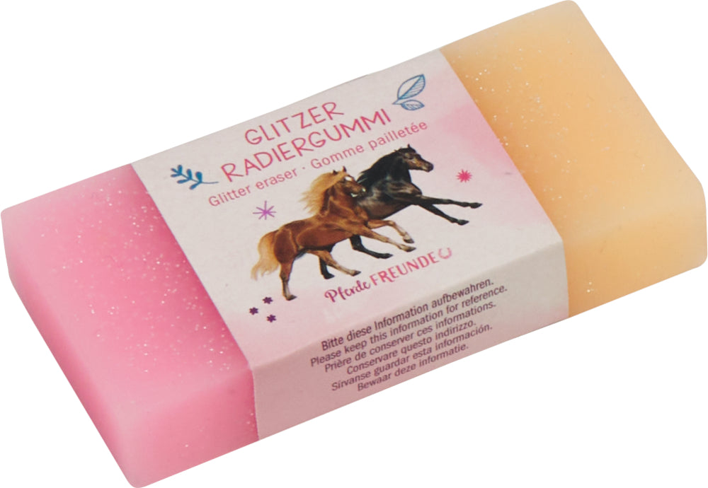 Spiegelburg - Pferdefreunde Glitzer Radiergummi