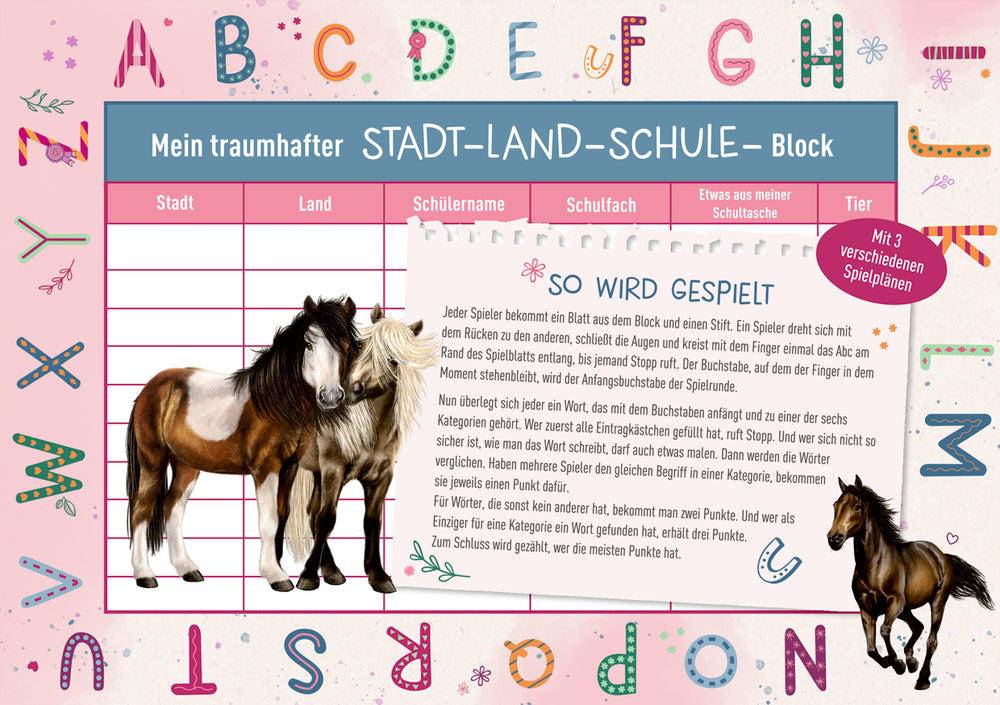 Spiegelburg - Schulstart-Box: Pferde