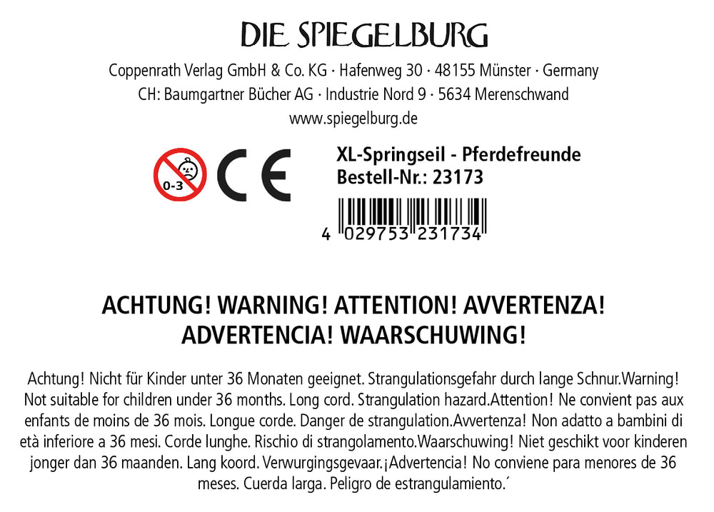 Spiegelburg - Pferdefreunde XL-Springseil
