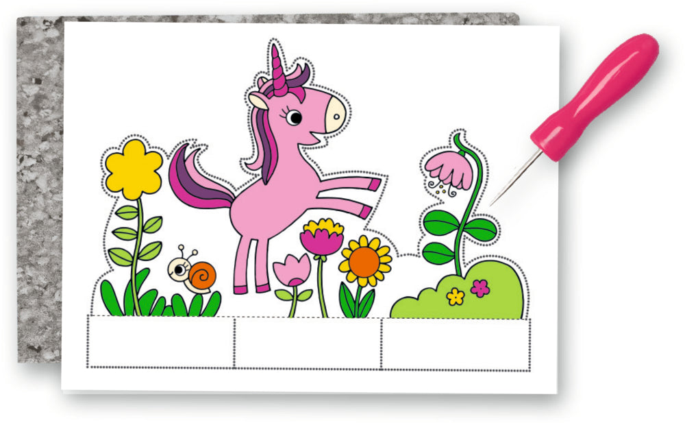 Spiegelburg - Prickel-Starterset: Einhorn