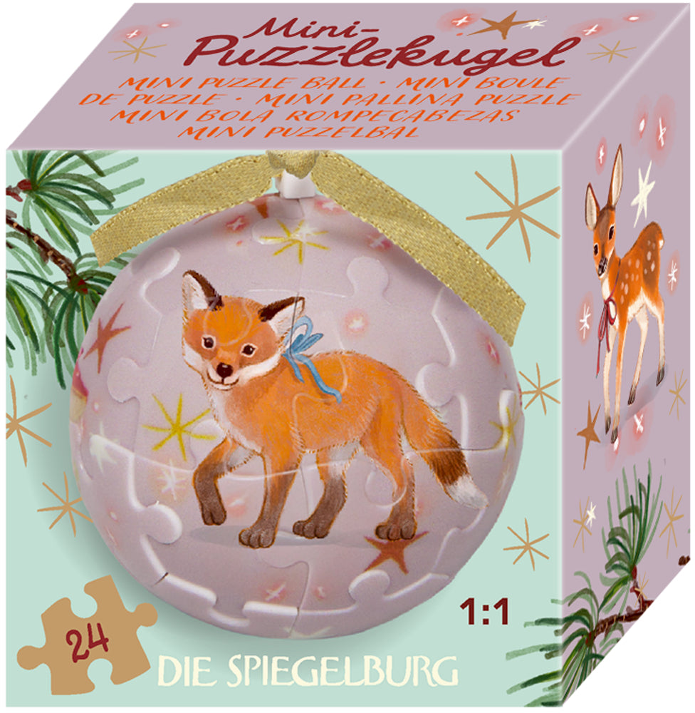 Spiegelburg - Mini-Puzzlekugel: Weihnachten