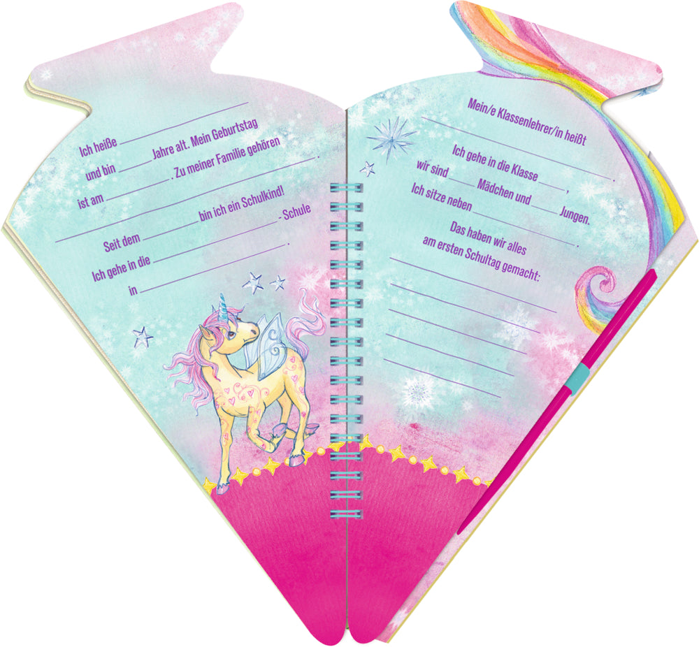 Spiegelburg - Schultüten-Kratzelbuch: Einhorn