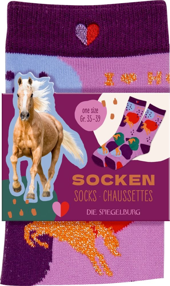 Spiegelburg - I LOVE HORSES Socken