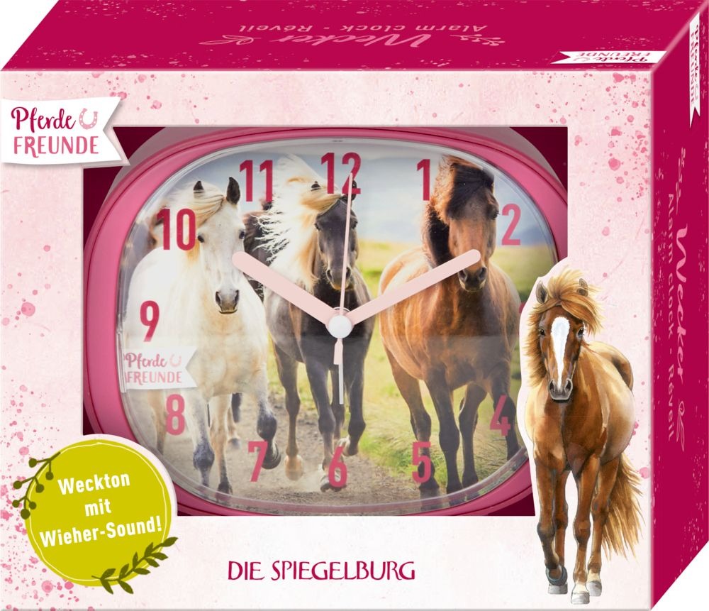 Spiegelburg - Pferdefreunde Wecker (mit Wieher-Weckton)