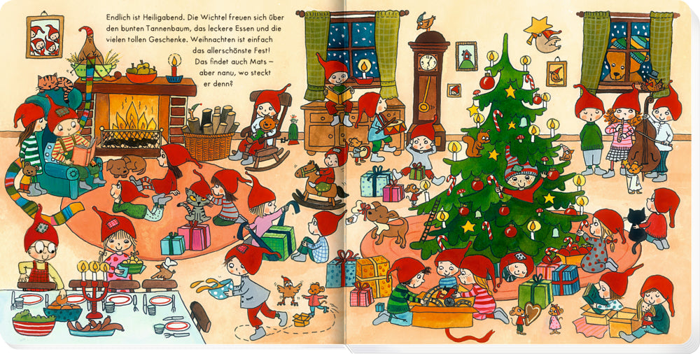 Spiegelburg - Buch: Mein Winterwichtel-Wimmelbuch