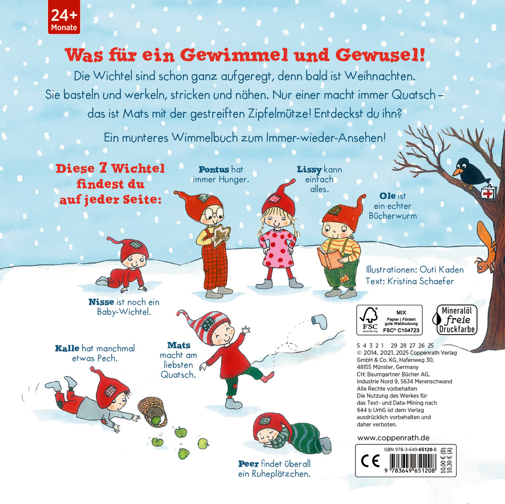 Spiegelburg - Buch: Mein Winterwichtel-Wimmelbuch